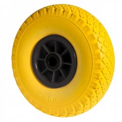 Wheel 41 / 260 mm no more flats work trolley plastic tyre smooth hole