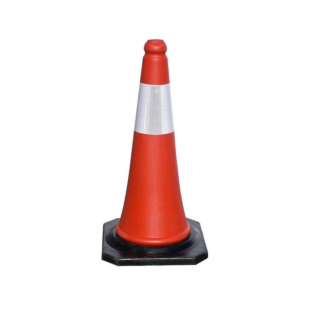 Reflectant cone natural rubber 75 cm