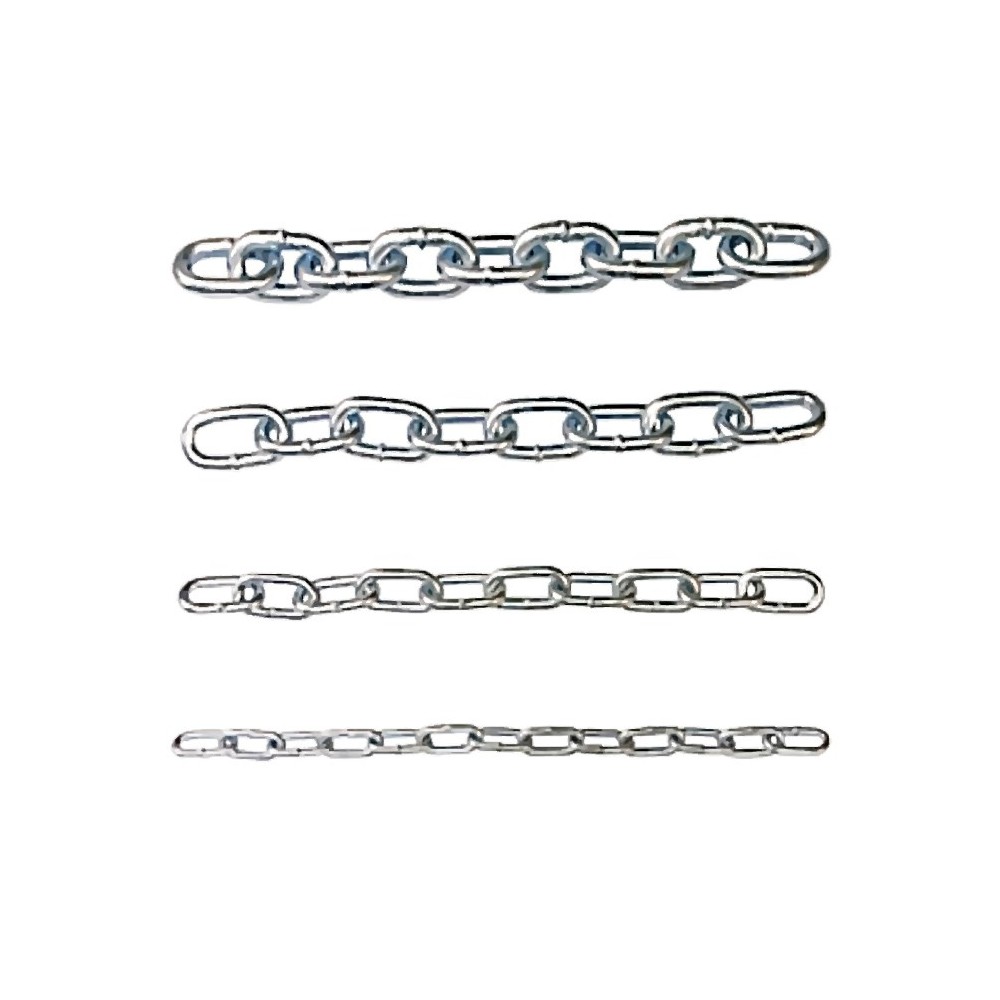 Zinc plated chain 2 mm